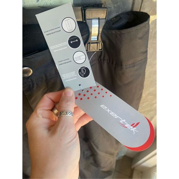 Exertek NWT Women's Black Snow Ski Pants, size Small, MSRP $80 - Picture 4 of 12